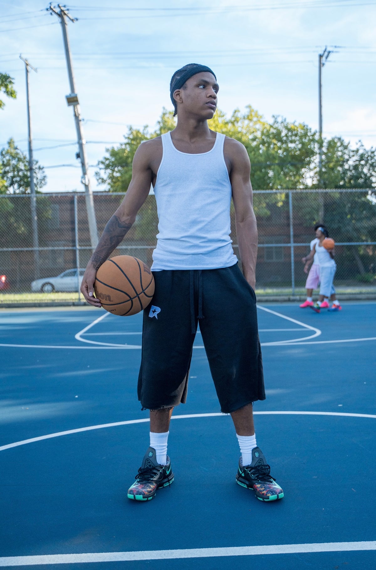 Revamp Gallery 3/4 Cotton Cutoff Shorts