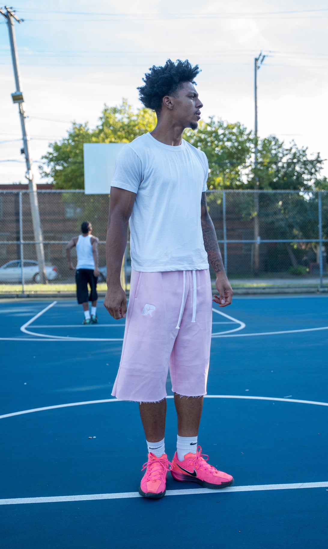 Revamp Gallery 3/4 Cotton Cutoff Shorts